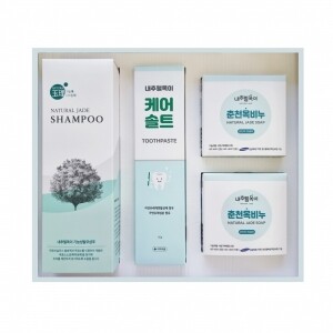 천연愛바이오,내추럴옥이 기능성탈모샴푸치약비누세트 (샴푸1개+치약1개+비누2개)